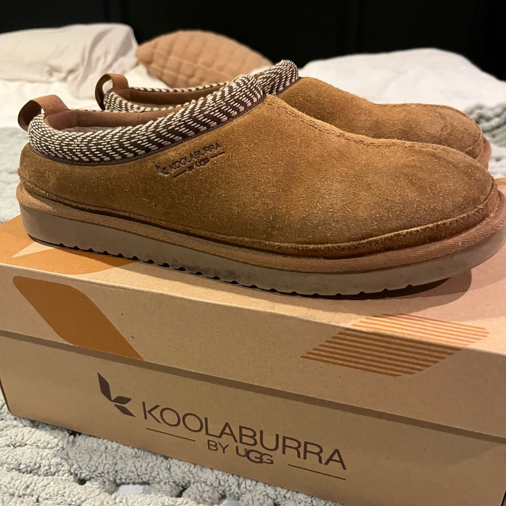 UGG Men's Tan Slip-On Loafers